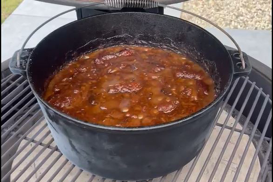 Stoofvlees met een Kasteelbiertje van de BLISS-kamado