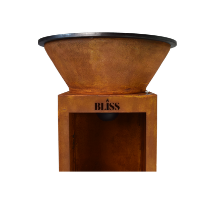 BLISS Plancha Cortenstaal Ø72 cm – Robuust & Stijlvol
