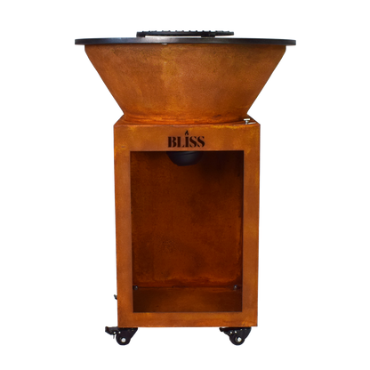 BLISS Plancha Cortenstaal Ø72 cm – Robuust & Stijlvol